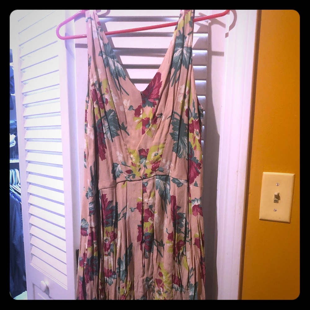 Pink Floral Sun Dress